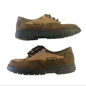 Mephisto Shoes City Hiker Air Jet System Brown Tie Oxford US 5.5 Womens Comfort